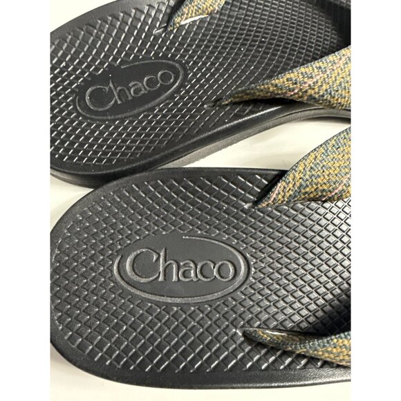 Chaco Womens Flip-Flops Size W12 Black & Multicolor Straps Arch Support Sandals - Picture 6 of 6